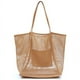 thumbnail image 1 of Beach Bag Mesh Tote Bag, Upgraded Beach Bags for Women Mesh Bag Beach Accessories Mesh Beach Tote Womens Shoulder Handbag, 1 of 5