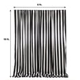 thumbnail image 4 of Efavormart Black White Striped Satin Backdrop Curtain Panel, Glossy Event Photography Background Room Divider Curtain Drapery - 8ftx10ft, 4 of 11