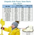 thumbnail image 4 of Stepedia Kids Snow Boots for Girls Boys Wide Toe Box Warm Barefoot Outdoor Winter Walking Boots, 4 of 8