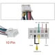 thumbnail image 4 of Apuakthei Universal 10 Pin Car RCA Vista Trasera Cámara de Video Adaptador de Cable de Entrada Conector de cableado Accesorios de Radio Android, 1 PC (10 Pin) Práctico, 4 of 5