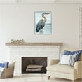 thumbnail image 2 of Stupell Industries Coastal Heron Portrait Animals & Insects Painting Gray Framed Art Print Wall Art, 24 x 30, 2 of 8
