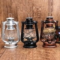 thumbnail image 3 of 25cm Retro Classic fotogenlampa Dimbar fotogenlykta Silver, 3 of 5