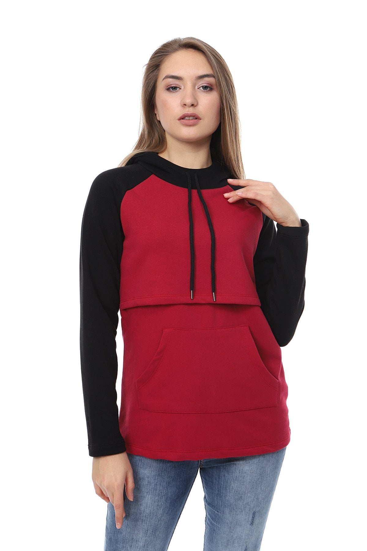 LVMA4520 Nursing Maternity Hoodie / Sweatshirt Fall Winter Pregnant