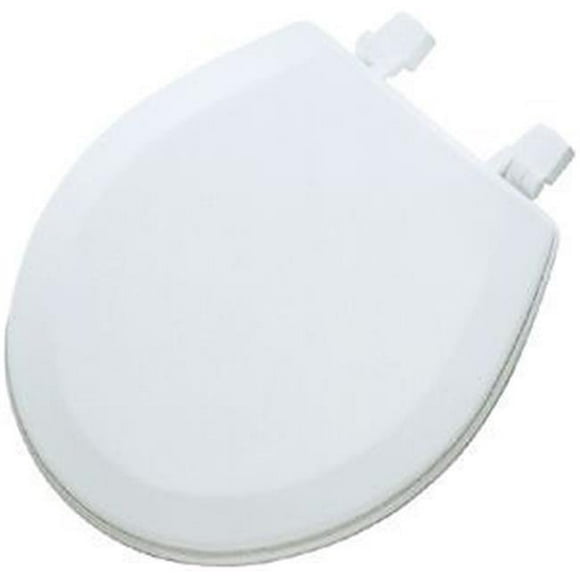 Bemis -Div of Mayfair Open Front Toilet Seat with Cover, White