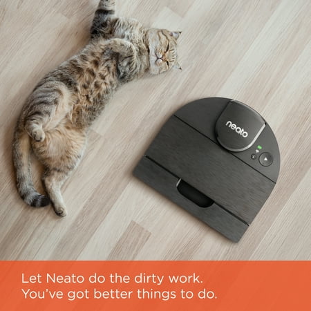 Neato Robotics - D9 Intelligent Wi-Fi Connected Robot Vacuum - Black
