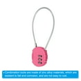 thumbnail image 4 of Uxcell Small Combination Lock 7.8 Inch, 1 Pack 3 Digit Padlock for Gym Locker, Pink, 4 of 6