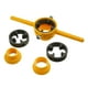 thumbnail image 2 of 6x Práctico juego de troqueles para tuberías: fabricante de herramientas de rosca de , juego de troqueles redondos para tuberías, enhebrador de tub Macarena Troquel de tornillo roscador, 2 of 8