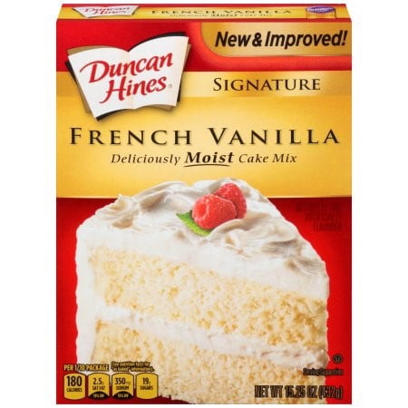 (3 Pack) Duncan Hines SIGNATURE LAYER CAKE MIX French Vanilla 15.25 (Best Vanilla Layer Cake)