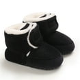 thumbnail image 4 of Newborn Baby Boys Girls Plush Boots Children'S Shoes Snow Boots For Boys And Girls Warm Baby Soft Soled Shoes Shoes For 3-18 Months, 4 of 8