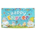 thumbnail image 2 of HOARBOEG Easter Dinner Party Activity Background Cloth Bunny Eggs Background Decoration Hanging Cloth Photo Props, 2 of 6