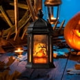 thumbnail image 4 of Halloween Portable Orange LED Light Indoor And Outdoor Decorative Lamp Dangerous Pumpkin Pattern, 4 of 8