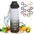 thumbnail image 1 of Limited Time Offer! 1 Liter Bottle, Update Water Bottle Up Set With 12 Capsules Drinking Straw, No Sugar, Outdoor Water Bottle Free, 1 of 4