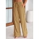 thumbnail image 5 of Pantalones de pijama PRETTYGARDEN para mujer, pierna ancha, algodón a rayas, 5 of 9