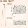 thumbnail image 4 of FORMRS Women Crossbody Purse with Chain Strap Vegan Leather Shoulder Handbag, Beige Rabbits and Carrots, 4 of 7