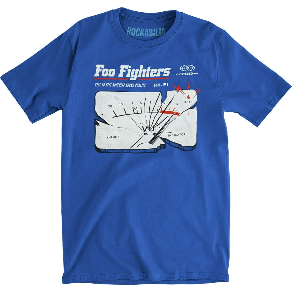 Foo Fighters Foo Fighters Men's Reel to Reel Slim Fit Tshirt Royal