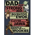 thumbnail image 2 of Junior's Star Wars Dad You are Strong Inventive Clever Gentle  Racerback Tank Top Indigo X Small, 2 of 4