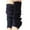Dark blue, variant on Leg Warmers, Women's Knit Ankle Boot Cuffs, Solid Color Warm Leggings, Sock Toppers for Women, Boots, Winter, Add Warmth & Style, Cozy Gifts Baberdicy, Ideal for Women