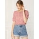 thumbnail image 2 of Top Floral Informal De ManCorFruncido PaMujer RoL, 2 of 6