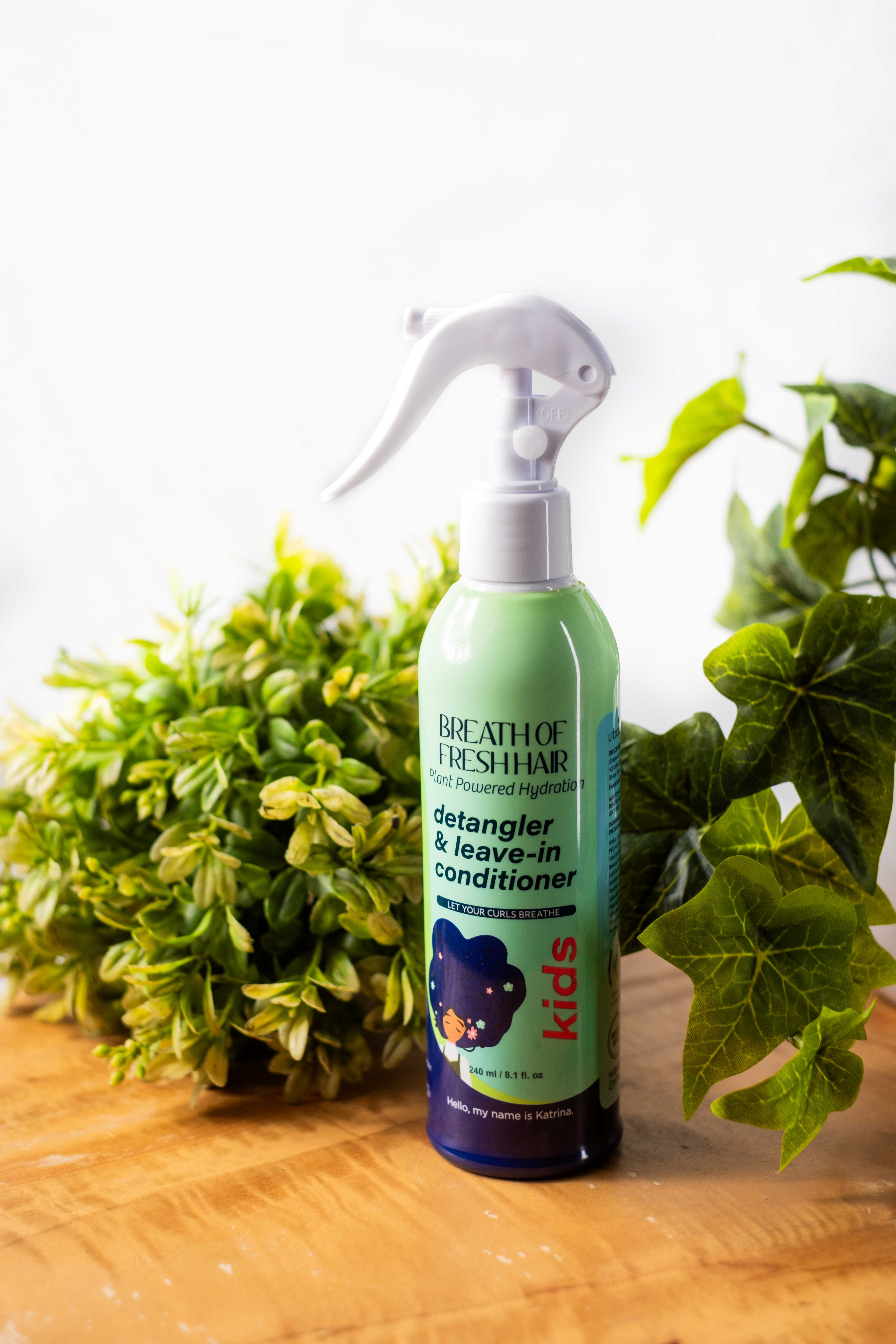 (3 pack) Urban Hydration Breath of Fresh Hair Kids Detangler & Leave-In Conditioner Spray