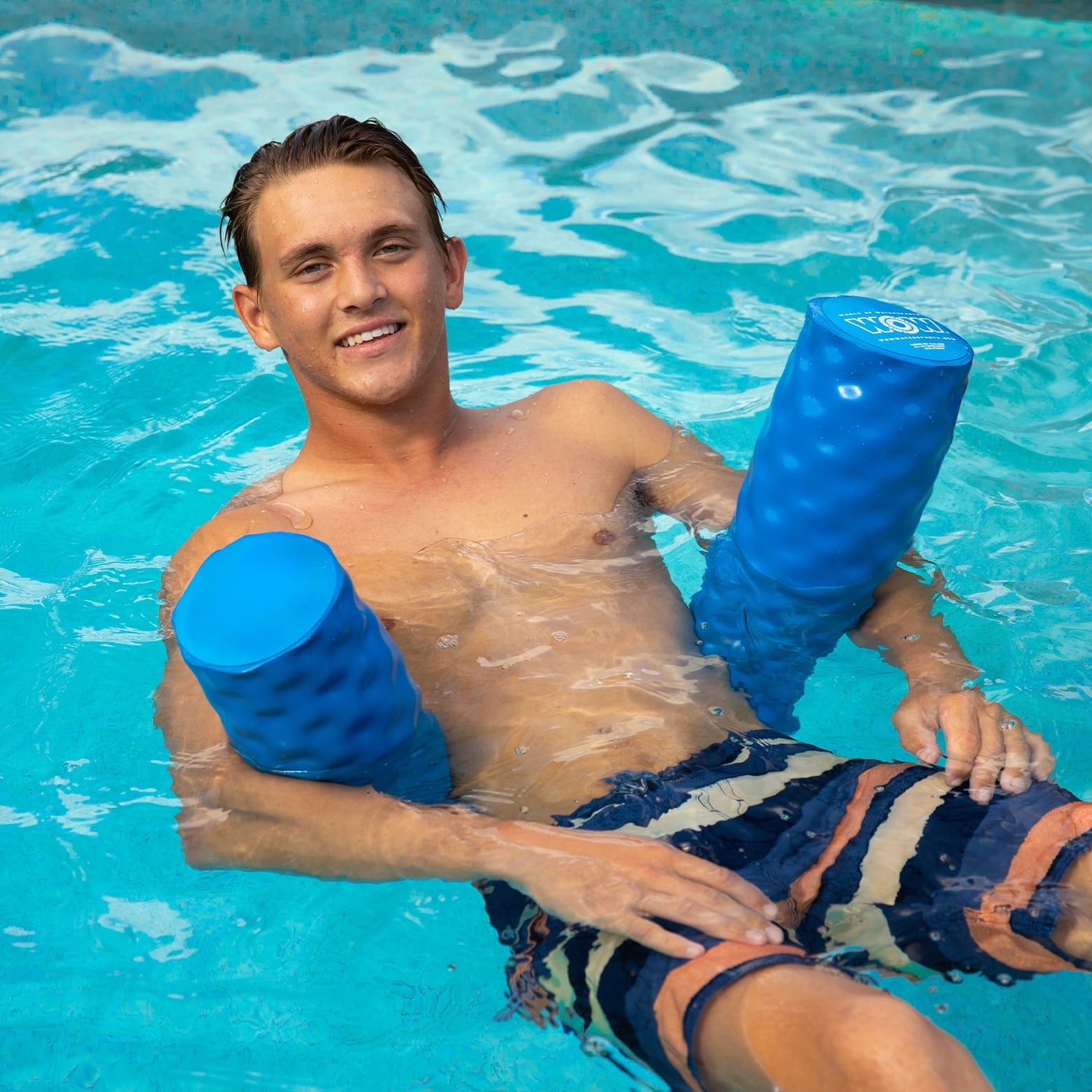 (2 pack) WOW SPORTS Extra Large Dipped Foam Swimming Pool Noodle for Lake and Pools