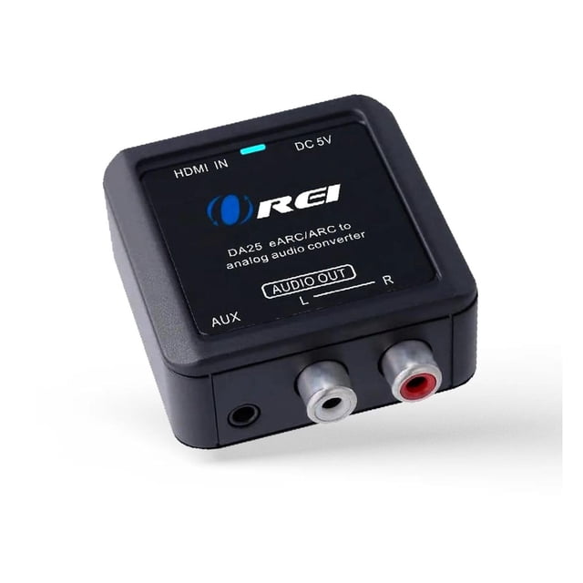 Convertidor de audio OREI Premium HDMI (eARC y ARC) a RCA L/R