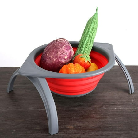 

ESTINK Basket Folding Basket Non-toxic Restaurant Drain Foods For Home Kitchen