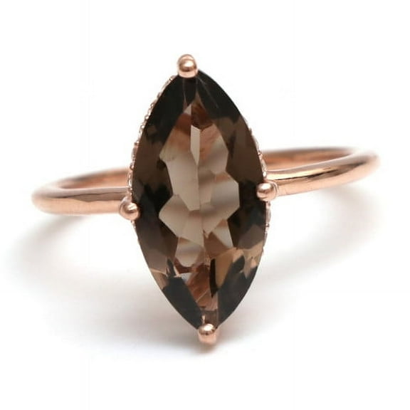 14k Gold Filled Natural Red garnet Marquise Birthstone Solitaire Gold Ring - Anniversary Ring - Gift For her - Gemstone Ring