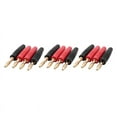 thumbnail image 1 of 12Pcs 4mm B7 24K Gold Plated Musical Speaker Cable Wire Pin Banana Plug Connector, 1 of 9