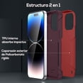 thumbnail image 2 of Funda TEKKU Tough cover para iPhone 15 PRO Roja, 2 of 7