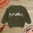 thumbnail image 2 of KPOPLK Baby Toddler Kids Girl Sweaters Long Sleeve Letter Embroidery Knit Pullover Toddler Tops 6 9 12 18 24 Months 2T 3T 4T,Size 6-9 Months, 2 of 6