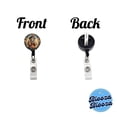 thumbnail image 3 of Cavalier King Charles Spaniel Dog French Bohemian Art Retractable Reel ID Badge Key Card Name Tag Holder with Clip, 3 of 7
