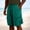 Green, variant on Men's Solid Elastic Waist Active Shorts, Zipper Pockets, Casual Lightweight Sports Bottoms Coffee XXXL