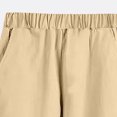 thumbnail image 7 of Xyant Kids Boys School Uniform Pants Casual Straight Leg Pull-On Pant Elastic Waist Flat Front Pants (Beige,6-7 Years), 7 of 7