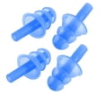 thumbnail image 1 of Unique Bargains Water Sports Swimming Silicone Protector Earplugs Blue 4 Pcs, 1 of 1