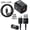 Black, variant on IPhone 17 16 15 Charger, PD 20W Adapter Wall Fast Charger with 2 Pack 10&6ft Black USB A and USB C Cable Compatible with iPhone 17 16/15/ipad and more