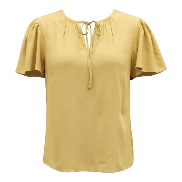 GEORGE G BLUSA CV MC ELASTICO EN MANGA Y RUEDO