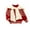 Red, variant on Lenpel Sweaters for Girls Toddler Baby Crew Neck Long Sleeve Striped Pullover Knit Tops Fall Winter Clothes with Shawls(White,1-2 Years)