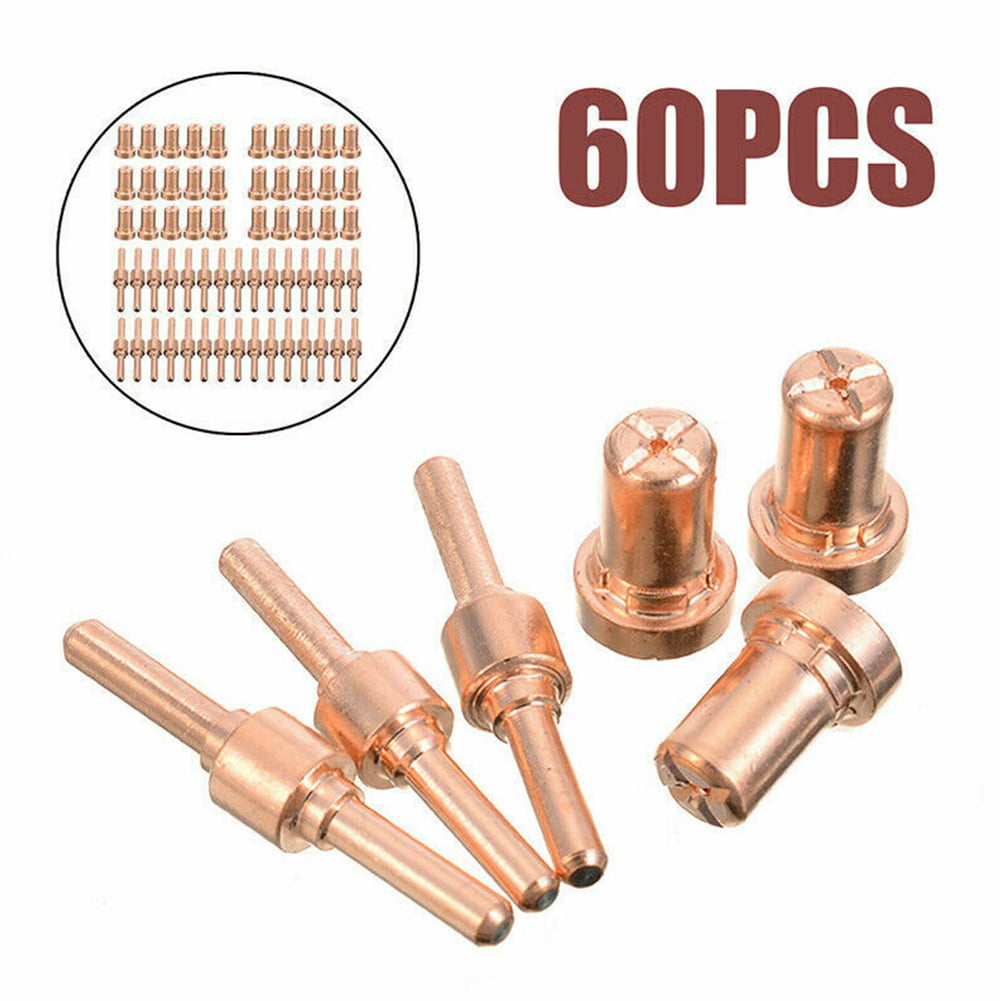 60pcs Air Plasma Cutting Cutter Consumables Extended For PT31 LG40  p 