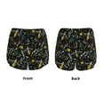 thumbnail image 4 of Disketp Wasp and Florals Print Women's Shorts Workout Shorts for Athletic Gym Running Shorts with Phone Pockets X-Large, 4 of 8