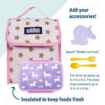thumbnail image 6 of Wildkin Kids Insulated Lunch Bag for Boys and Girls (Pink and Gold Stars), 6 of 8