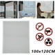 thumbnail image 1 of Mosquitera para ventana, marco de aluminio, mosquitera de gasa, impermeable, protección UV para ventanas, 100 x 120 cm, 1 of 5