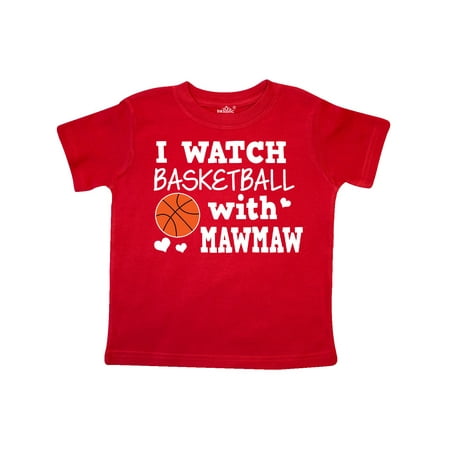 

Inktastic I Watch Basketball with Mawmaw Gift Toddler Boy Girl T-Shirt