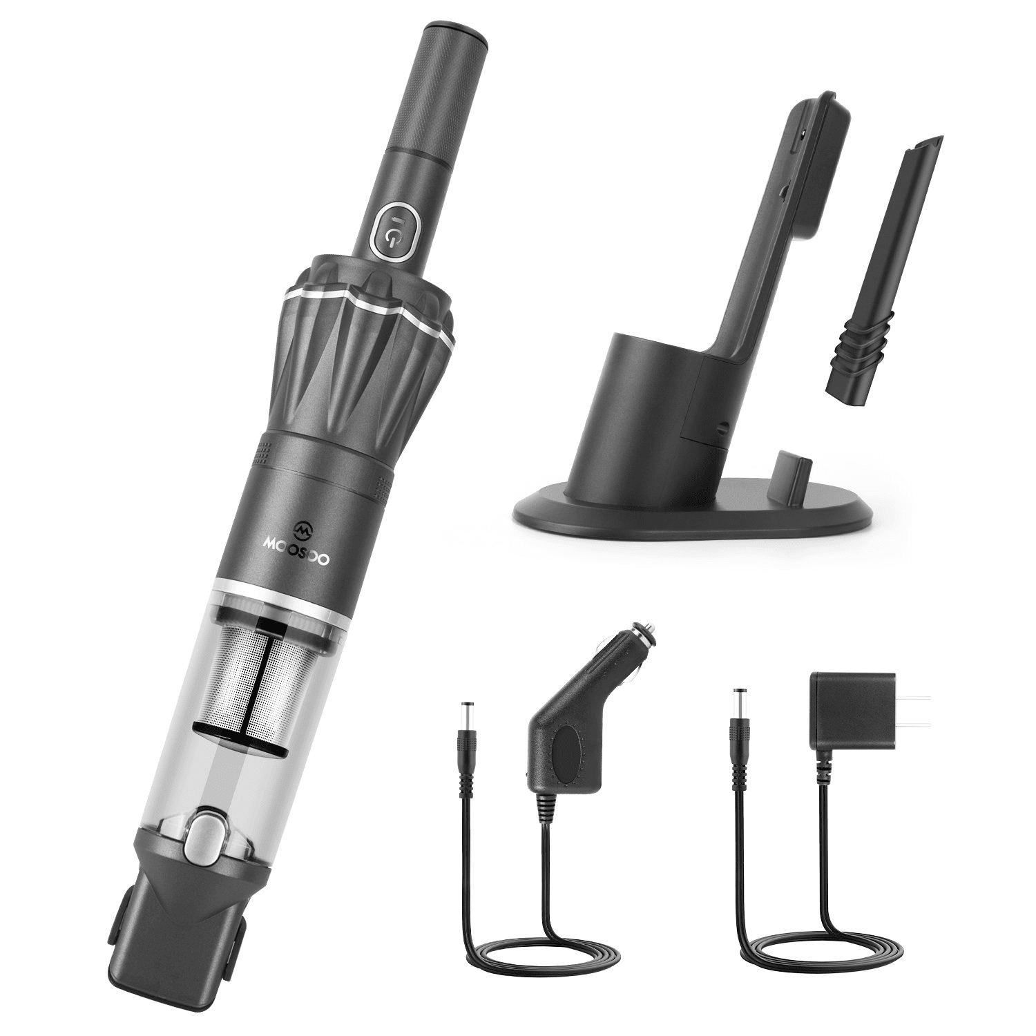MOOSOO Handheld Vacuum Cordless, Portable Handy Vac with Car Charger