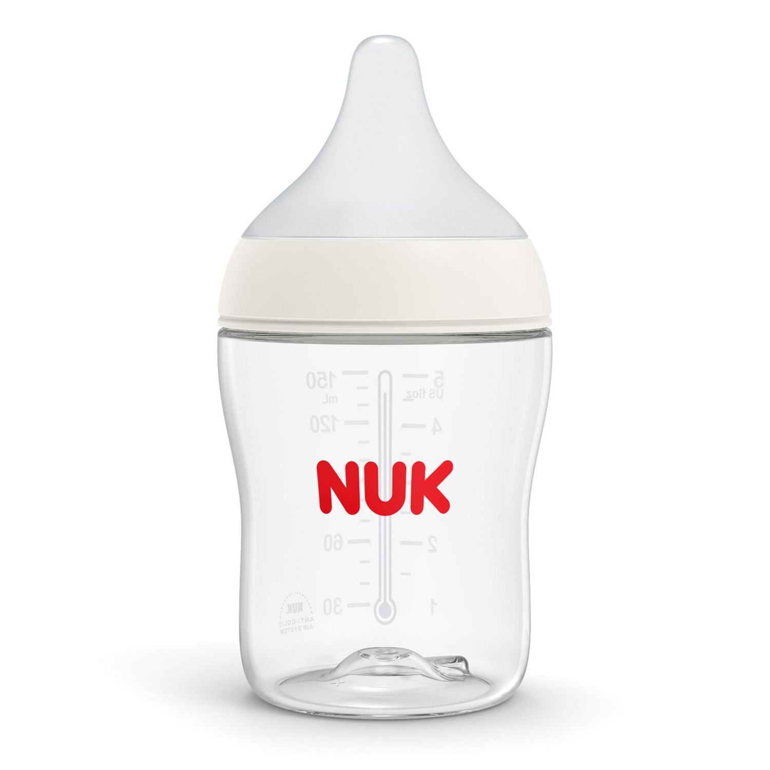 NUK Perfect Match Slow Flow Bottle, 5 oz (150 mL), 3 Pack
