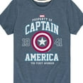 thumbnail image 3 of Marvel Captain America - Property - Toddler and Youth Short Sleeve Graphic T-shirt, 3 of 5