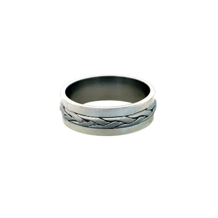 Men's Celtic Sterling Silver Band