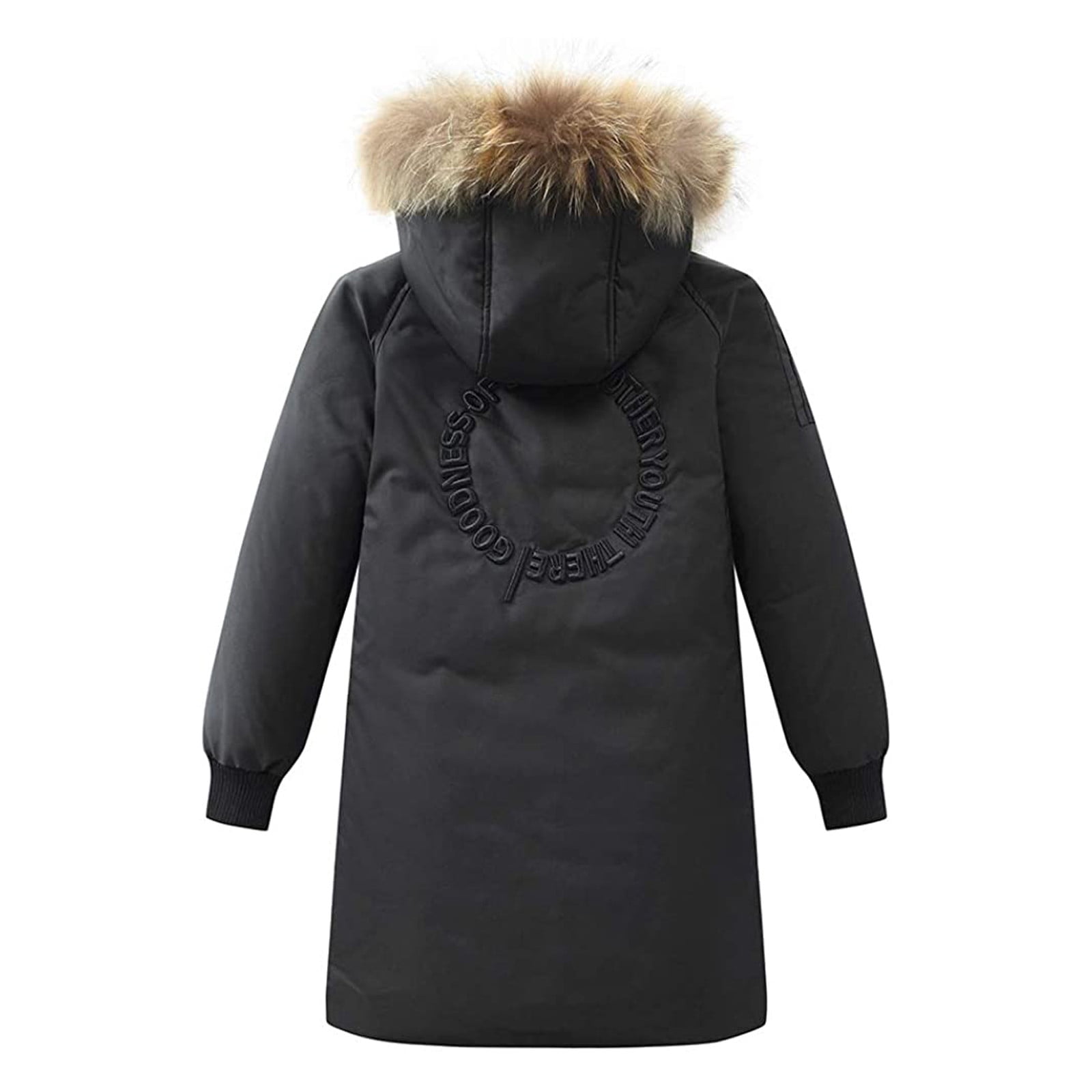 Manteau Enfant Léger Coupe-vent à Capuche - Parka Fine Chaude Pour Fille Et Garçon - Automne/hiver - Poches Zippées
