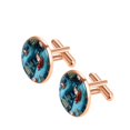 thumbnail image 2 of Christmas Sleigh Elegant Dress Shirt Cufflink Set in Stainless Steel for Versatile Wardrobe, Formal Events, 2 of 6