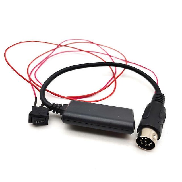 Round 8Pin CD Changer Bluetooth Module Music Aux IN Adapter For Nissan Teana JK230 JM230 JK200 2004-2008 Old Version CD