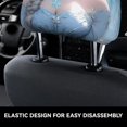 thumbnail image 4 of Frozen: Elsa Funda Protectora Universal para Reposacabezas de Coche, Funda Elástica para Reposacabezas de Asiento de Auto, Funda de Tela Antipolvo, Accesorios de Interior 2 Piezas, 4 of 6